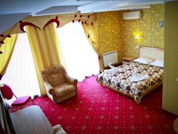 Фото номера Люкс с видом на озеро Мотели Motel Kurortnyy &amp; SPA г. Шкло 3